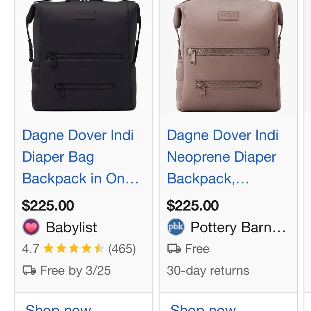 Dagne Dover Indi Backpack in Olive Green - Picture 2 of 5